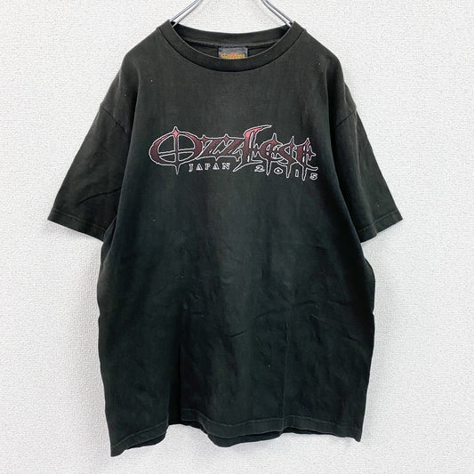 Ozzfest Japan 2015　オズフェスジャパン　半袖プリントTシャツ　黒　ブラック　XLサイズ