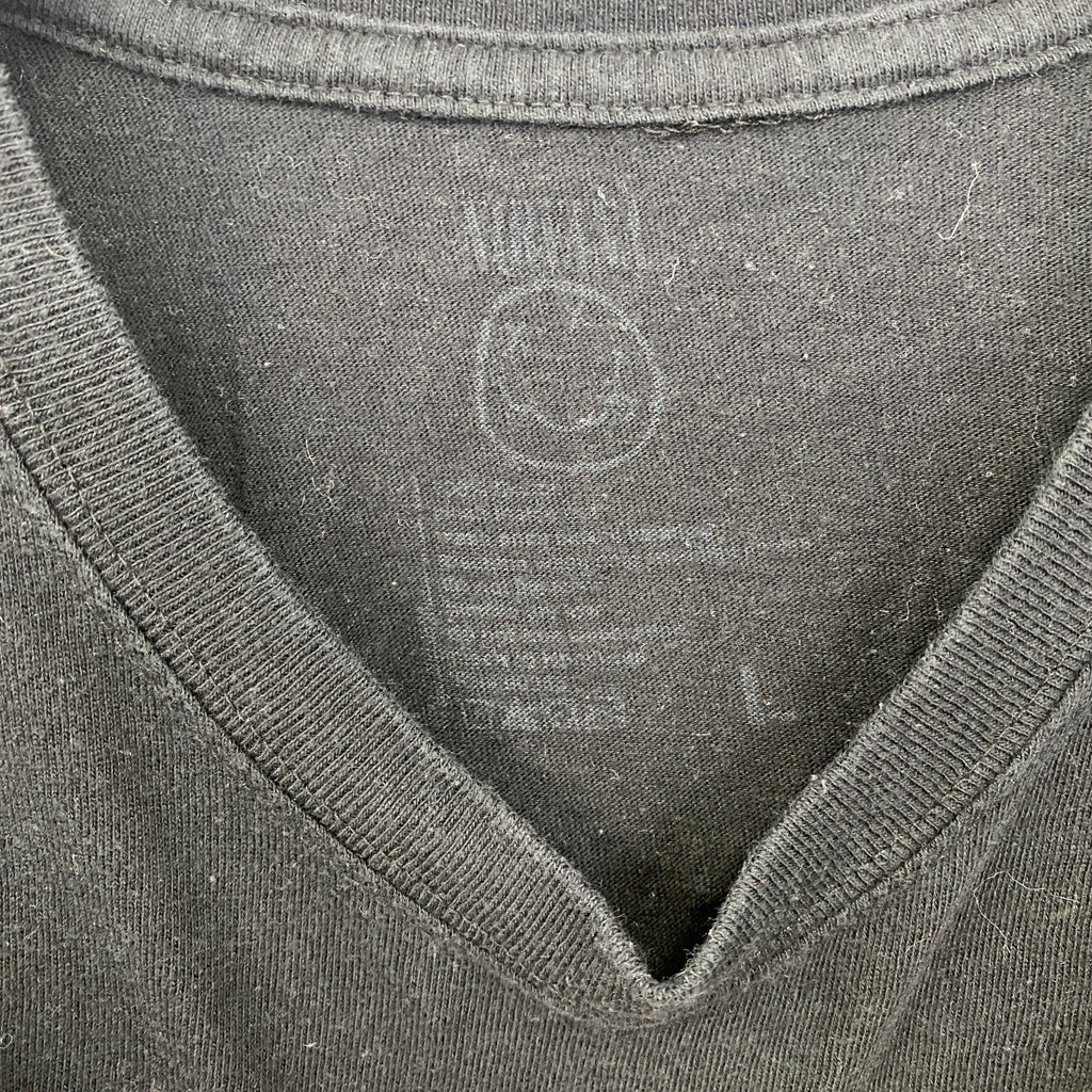 古着 used　半袖バンドプリントTシャツ　ニルヴァーナ　音楽　ロック　黒　ブラック　定番　クルーネック　レトロデザイン　Lサイズ