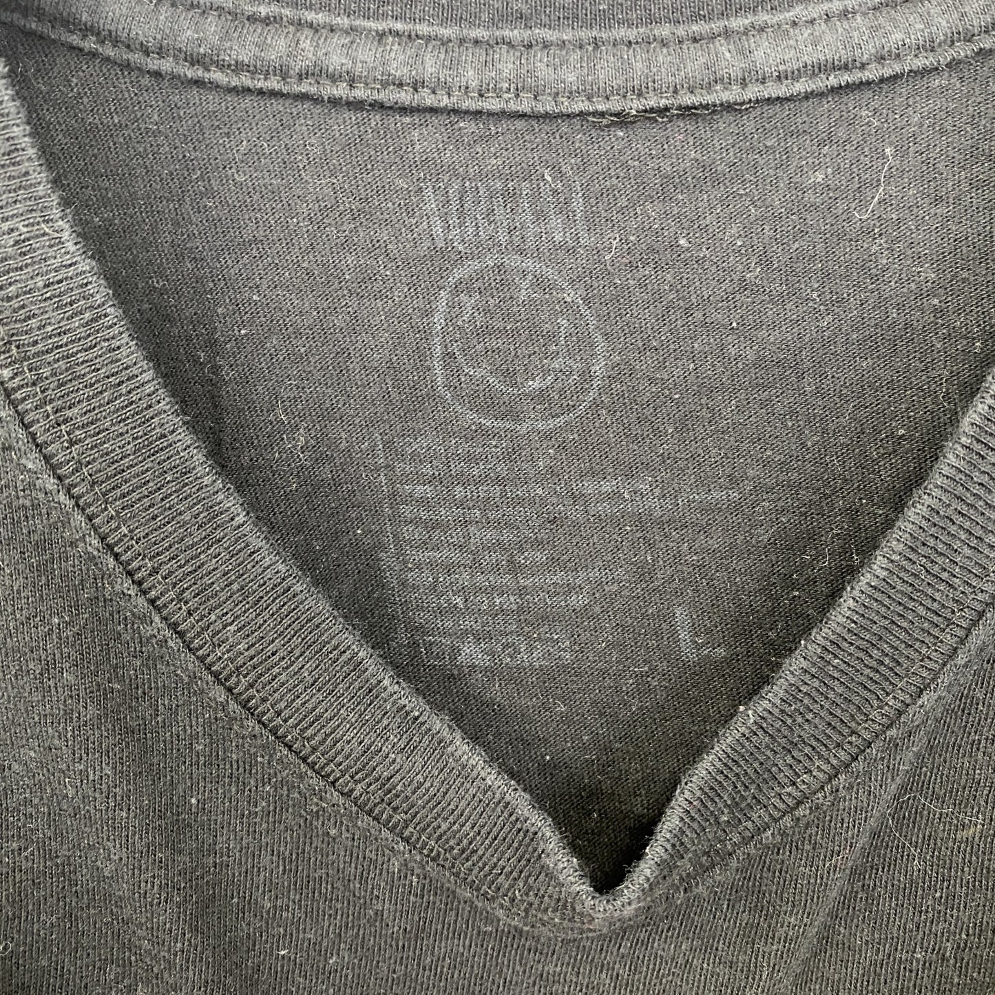 古着 used　半袖バンドプリントTシャツ　ニルヴァーナ　音楽　ロック　黒　ブラック　定番　クルーネック　レトロデザイン　Lサイズ