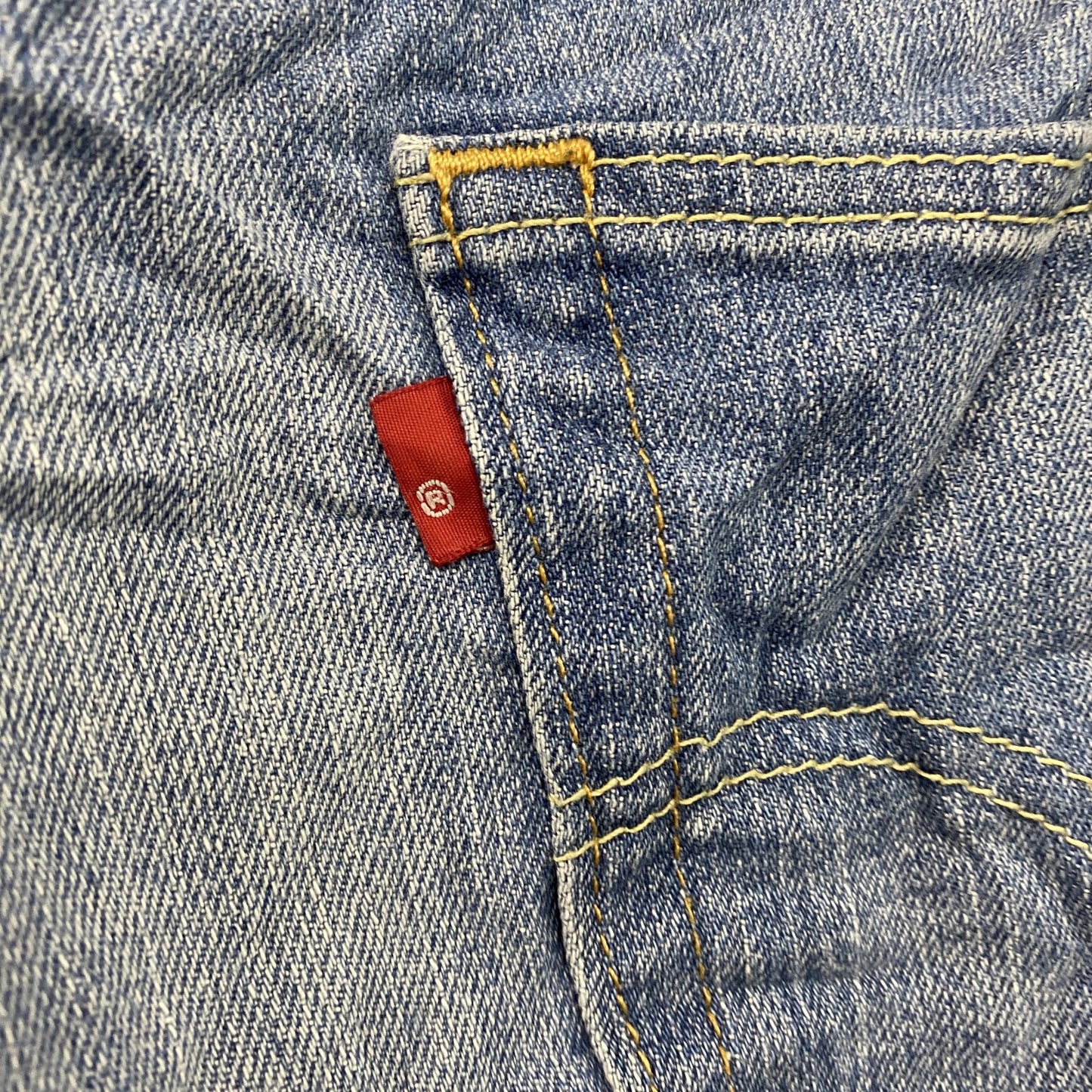 Levi’ｓ　リーバイス　514　デニムパンツ/ジーンズ　縦落ち　鬼ヒゲ　ジップフライ　インディゴ　W34サイズ