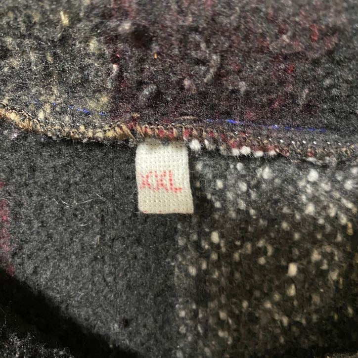 古着 used　長袖メキシカンパーカー　ニット　セーター　プルオーバー　オーバーサイズ　ヴィンテージ　vintage　XXLサイズ