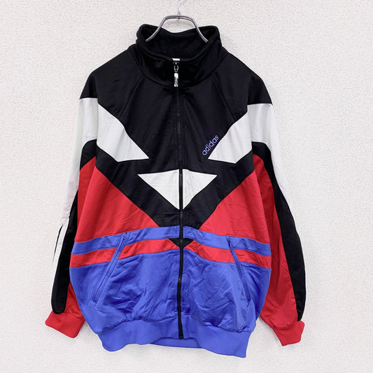 ～90s　adidas　アディダス　トラックジャケット/ジャージ　ヴィンテージ　マルチカラー　Mサイズ