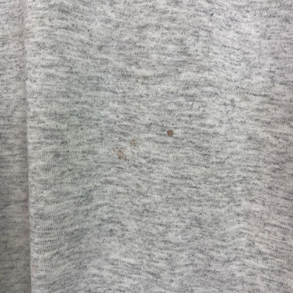 古着 used　半袖プリントTシャツ　90s　ヴィンテージ　企業ロゴ　レトロデザイン　クルーネック　シングルステッチ　灰　グレー