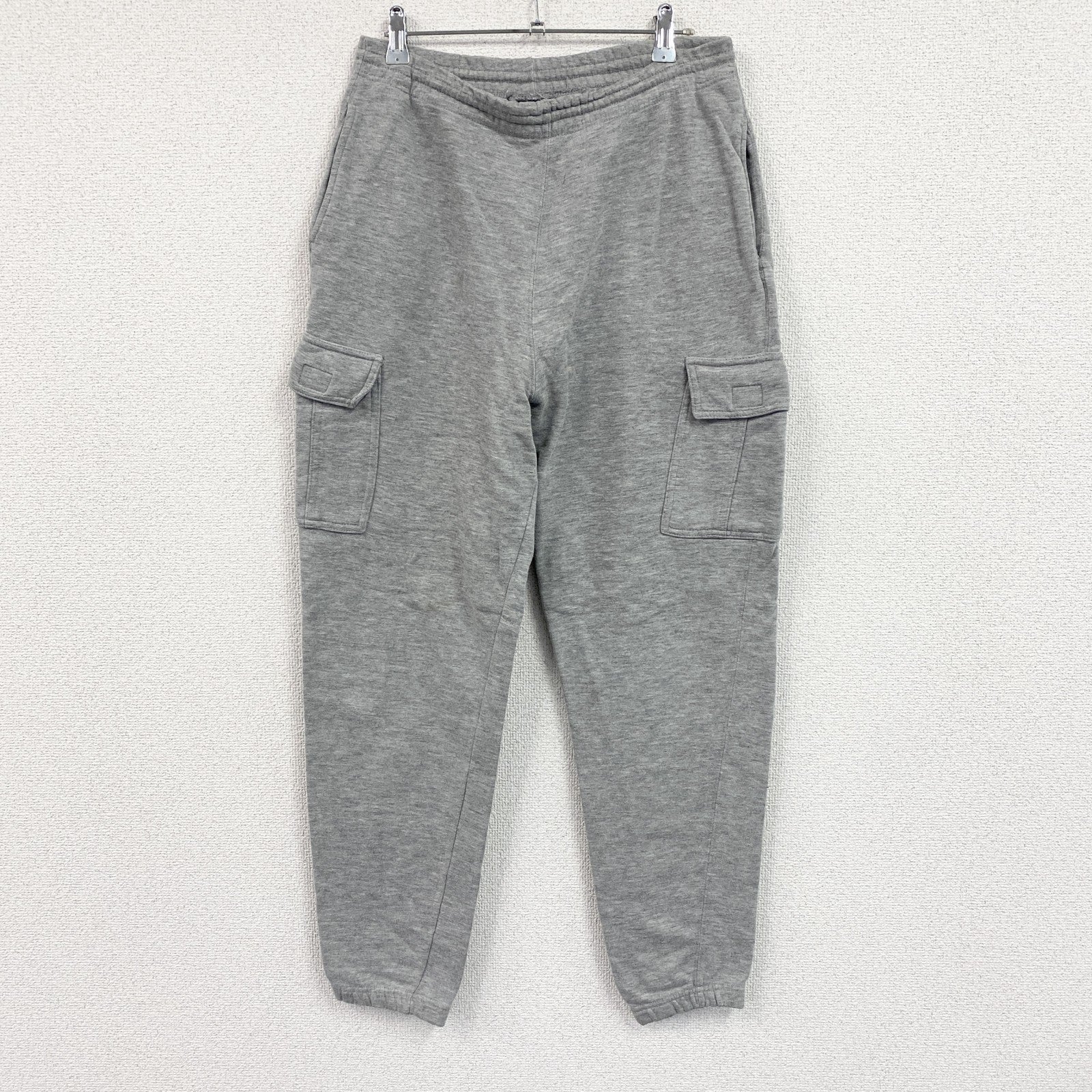 90s～　OLD UNIQLO　オールドユニクロ　カーゴスウェットパンツ　ヴィンテージ　霜降りグレー　Mサイズ