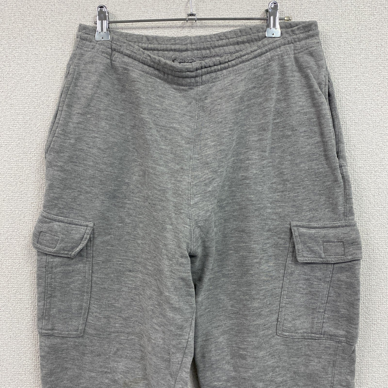 90s～　OLD UNIQLO　オールドユニクロ　カーゴスウェットパンツ　ヴィンテージ　霜降りグレー　Mサイズ