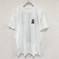 90s～　富岡八幡宮　半袖プリントTシャツ　シングルステッチ　江戸三大祭り　駒番表　ヴィンテージ　白　ホワイト　LLサイズ