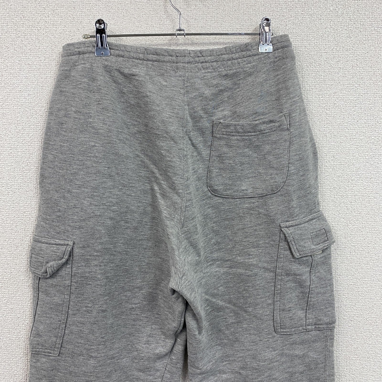 90s～　OLD UNIQLO　オールドユニクロ　カーゴスウェットパンツ　ヴィンテージ　霜降りグレー　Mサイズ
