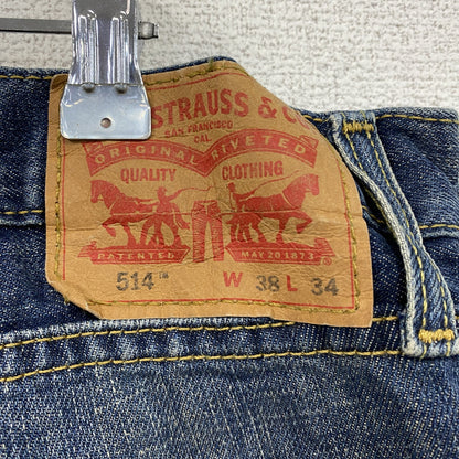 Levi’ｓ　リーバイス　514　デニムパンツ/ジーンズ　縦落ち　ヒゲ　インディゴ　W38サイズ