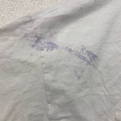 古着 used　Hanes　半袖プリントTシャツ　HAWAII　レトロ　クルーネック　シングルステッチ　白　ホワイト　XLサイズ