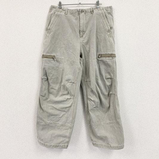 ZARA　ザラ　DNWR　フライトカーゴパンツ　カーゴパンツ　グレージュ　34サイズ