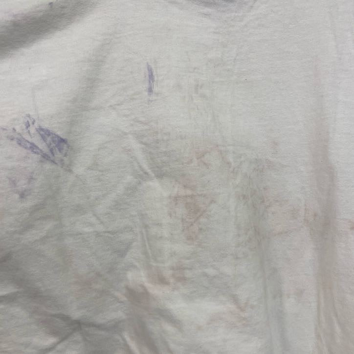 古着 used　Hanes　半袖プリントTシャツ　HAWAII　レトロ　クルーネック　シングルステッチ　白　ホワイト　XLサイズ