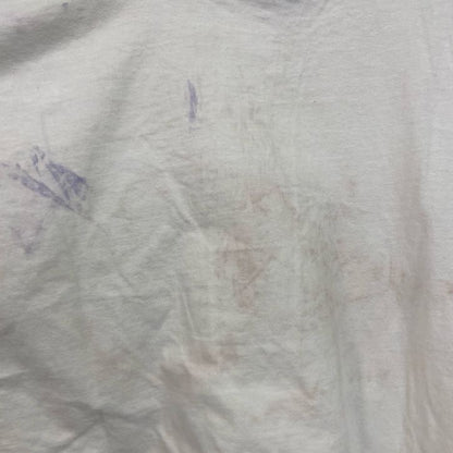 古着 used　Hanes　半袖プリントTシャツ　HAWAII　レトロ　クルーネック　シングルステッチ　白　ホワイト　XLサイズ
