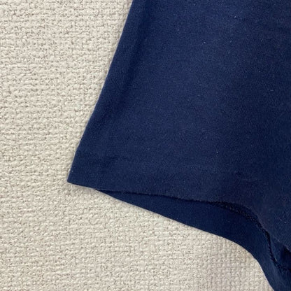 古着 used　RUSSELL　ラッセル　半袖プリントTシャツ　レトロ　クルーネック　シングルステッチ　ネイビー　XLサイズ