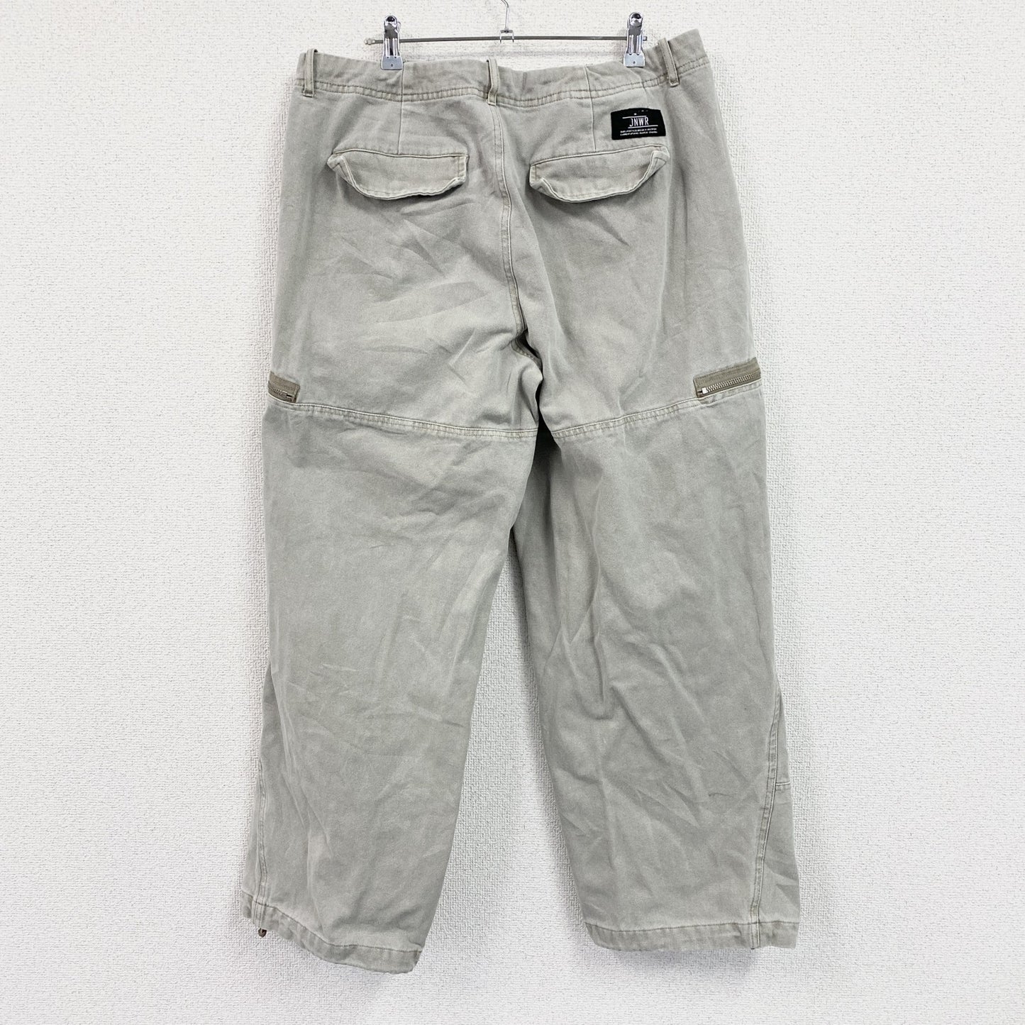 ZARA　ザラ　DNWR　フライトカーゴパンツ　カーゴパンツ　グレージュ　34サイズ