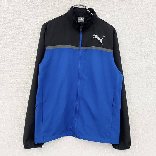 PUMA　プーマ　トラックジャケット/ジャージ　ワンポイント　青　ブルー　XLサイズ