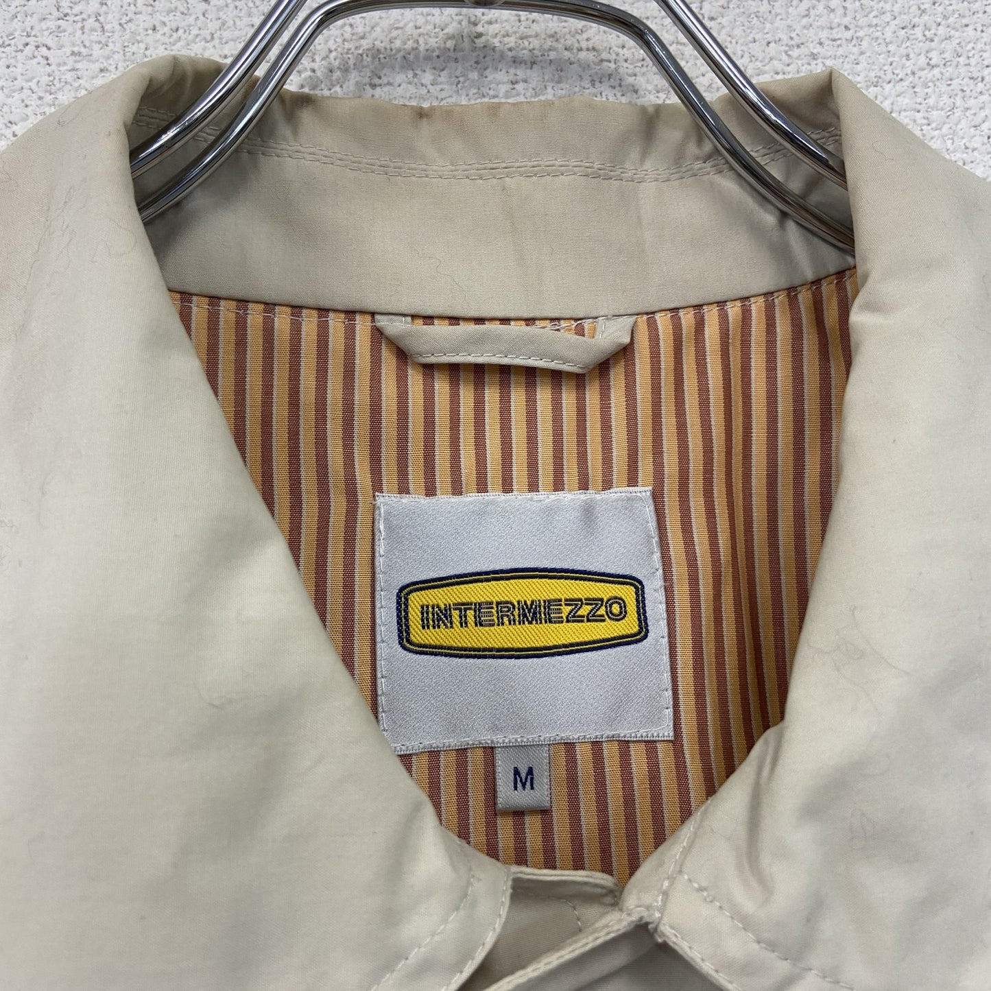 INTERMEZZO　インターメッツォ　カバーオール　ベージュ　Mサイズ