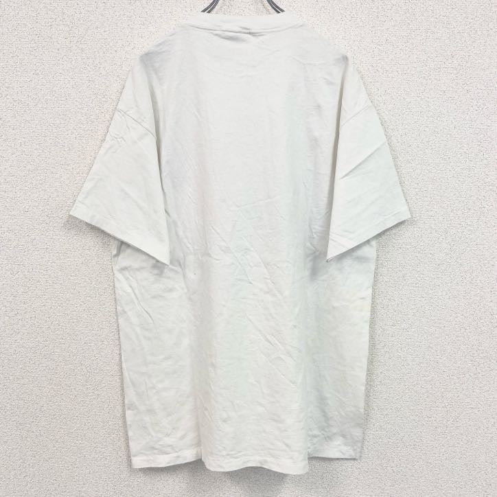 古着 used　半袖プリントTシャツ　90s　CHIKAGO　USA　クルーネック　シングルステッチ　白　ホワイト　XLサイズ