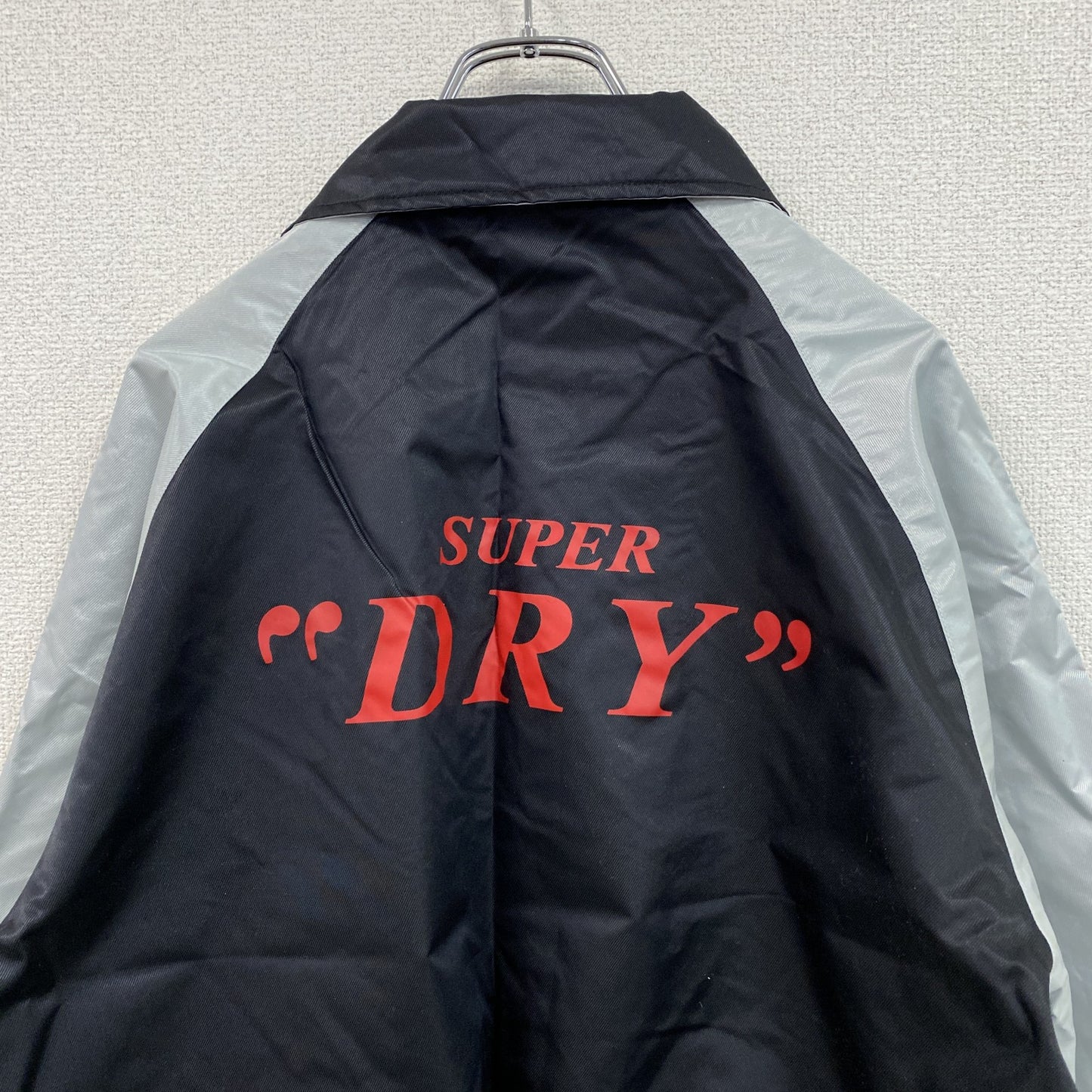 SUPER DRY　アサヒスーパードライ　フルスナップジャケット　シルバー　Lサイズ