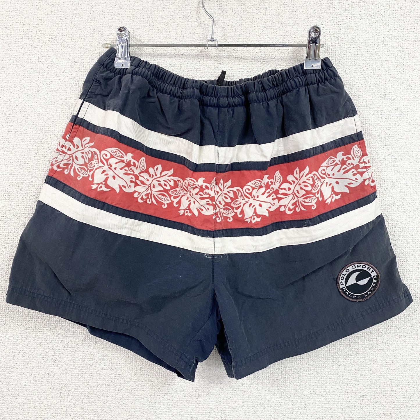 90s　POLO SPORT　ポロスポーツ　スイムショーツ　ハーフパンツ/ショートパンツ　紺　ネイビー　Lサイズ