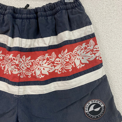90s　POLO SPORT　ポロスポーツ　スイムショーツ　ハーフパンツ/ショートパンツ　紺　ネイビー　Lサイズ