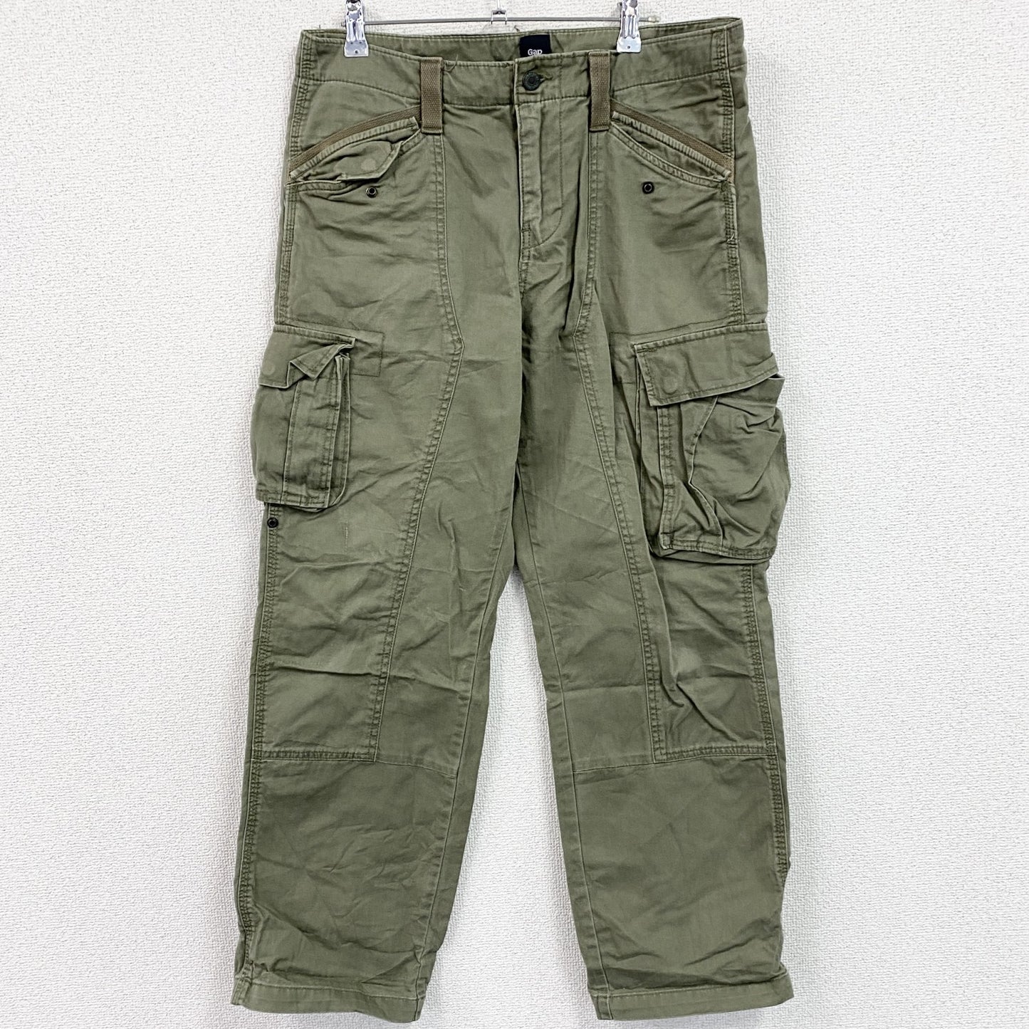 GAP　ギャップ　カーゴパンツ　ミリタリーパンツ　ミリタリー　カーキ　