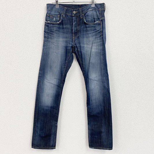 G-STAR RAW　ジースターロゥ　デニムパンツ/ジーンズ　ボタンフライ　縦落ち　フェード　インディゴ　32サイズ