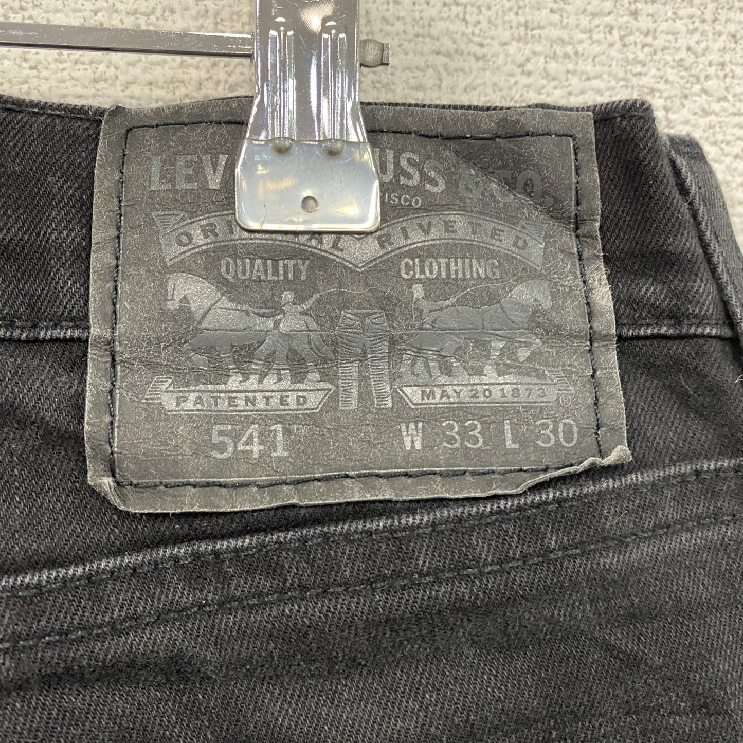 Levi’ｓ　リーバイス　541　デニムパンツ/ジーンズ　ジップフライ　黒　ブラック　W33サイズ