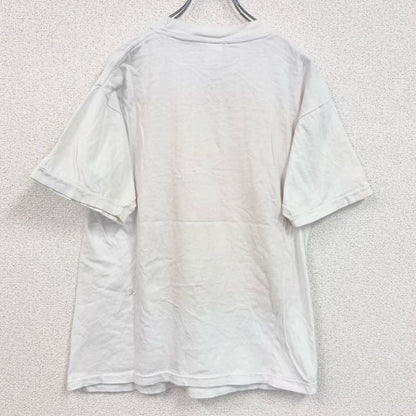 古着 used　半袖プリントTシャツ　90s　リゾート　ビーチ　レトロ　クルーネック　シングルステッチ　白　ホワイト　Mサイズ