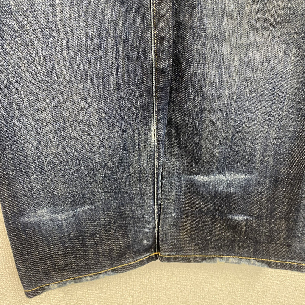 G-STAR RAW　ジースターロゥ　デニムパンツ/ジーンズ　ボタンフライ　縦落ち　フェード　インディゴ　32サイズ