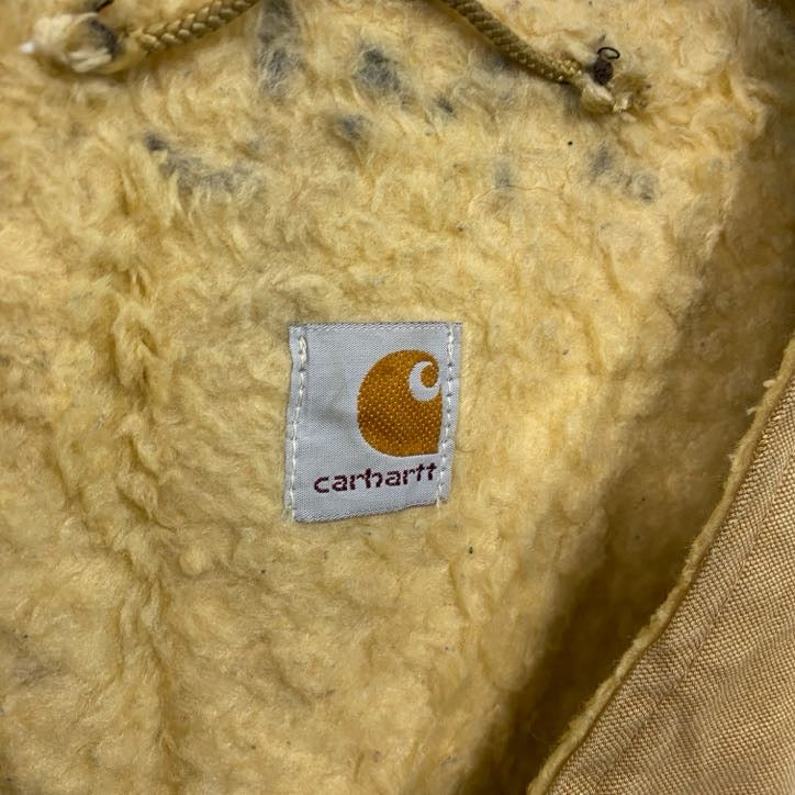 80s Carhartt カーハート フルジップダックベスト ヴィンテージ ボア