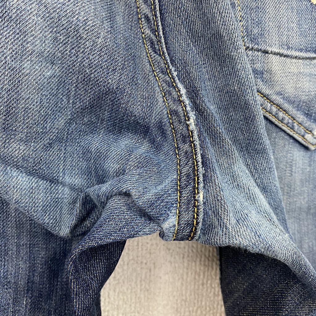 G-STAR RAW　ジースターロゥ　デニムパンツ/ジーンズ　ボタンフライ　縦落ち　フェード　インディゴ　32サイズ