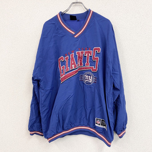 TEAM APPAREL　NFL　GIANTS　ジャイアンツ　プルオーバージャケット　青　ブルー　Lサイズ