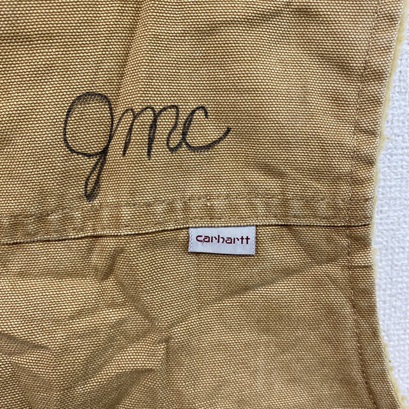 80s Carhartt カーハート フルジップダックベスト ヴィンテージ ボア