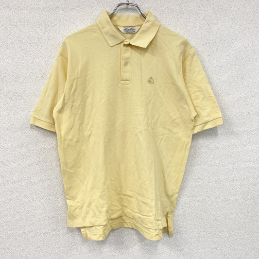 Brooks Brothers　ブルックスブラザーズ　半袖ポロシャツ　黄色　パステルイエロー　Mサイズ