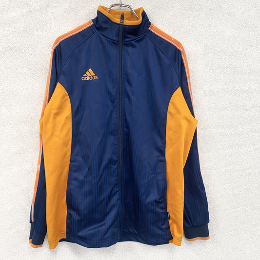adidas　アディダス　トラックジャケット/ジャージ　紺　ネイビー　オレンジ　Mサイズ