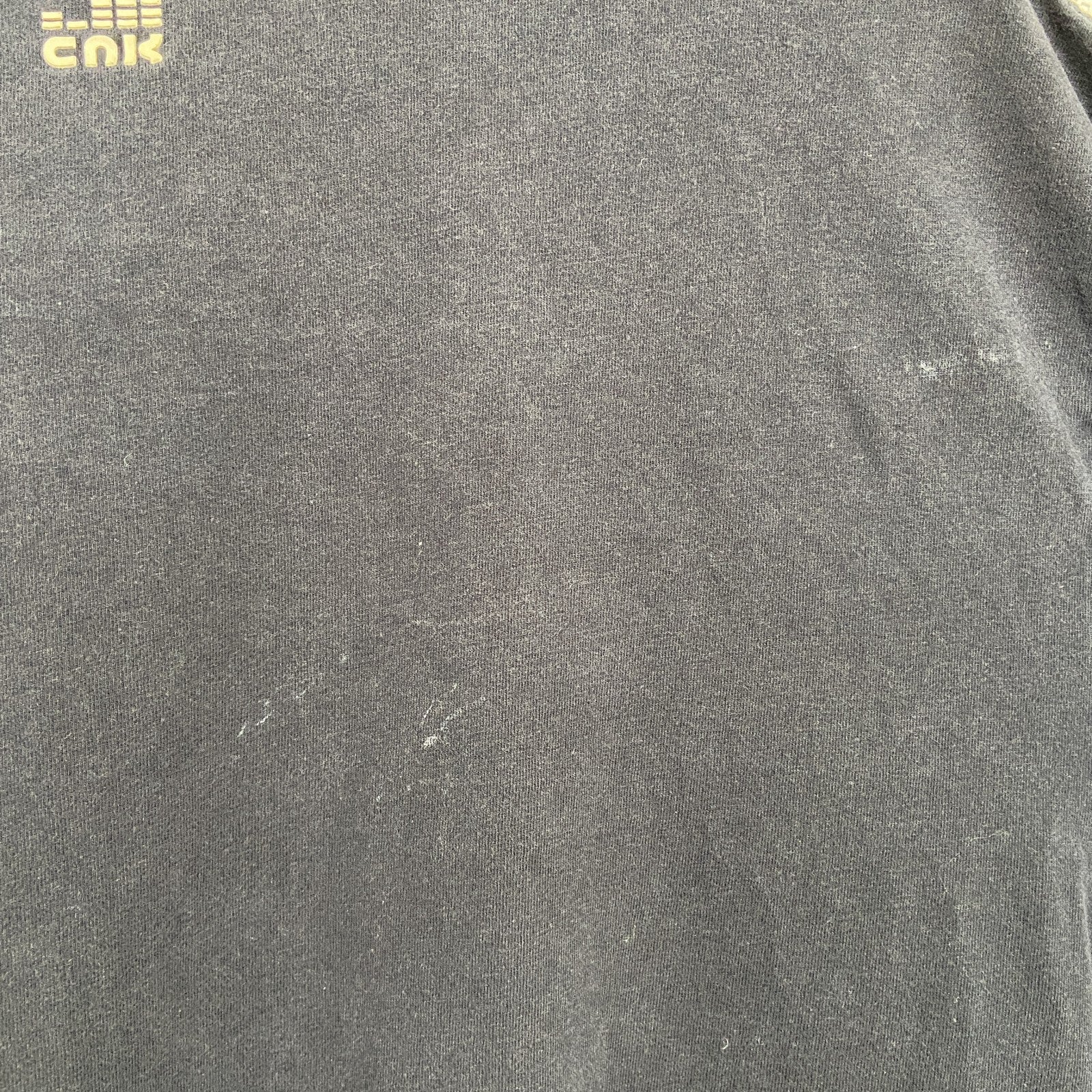 古着 used　CNK　半袖スポーツプリントTシャツ　バスケットボール　レトロデザイン　クルーネック　黒　ブラック　XLサイズ