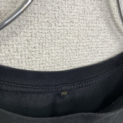 古着 used　XAJAYK　半袖プリントTシャツ　ドクロ　骸骨　レトロデザイン　クルーネック　黒　ブラック　