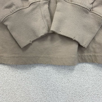 古着 used　長袖バンドプリントTシャツ　メタリカ　音楽　メタル　ベージュ　レトロデザイン　クルーネック　Mサイズ