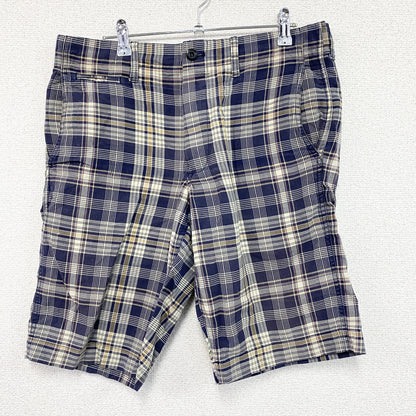 GAP　ギャップ　ハーフパンツ/ショートパンツ　チェック柄　青　ブルー　Sサイズ