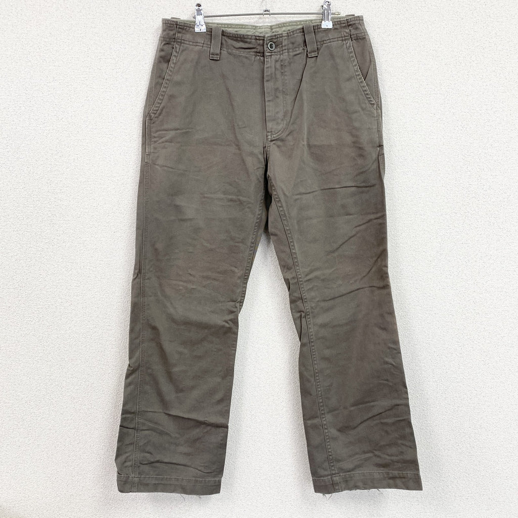 GAP　ギャップ　スラックス　チノパン　ブーツカット　カーキグレー