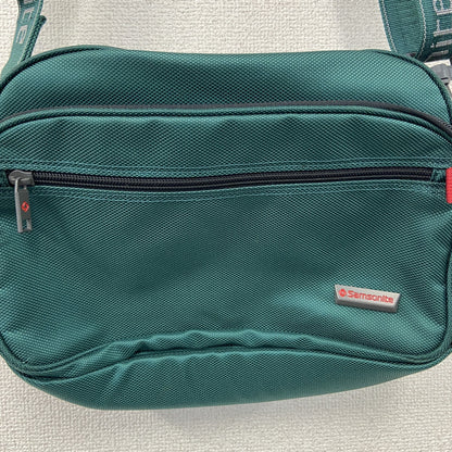 Samsonite　サムソナイト　ショルダーバッグ　ターコイズブルー　エメラルドグリーン