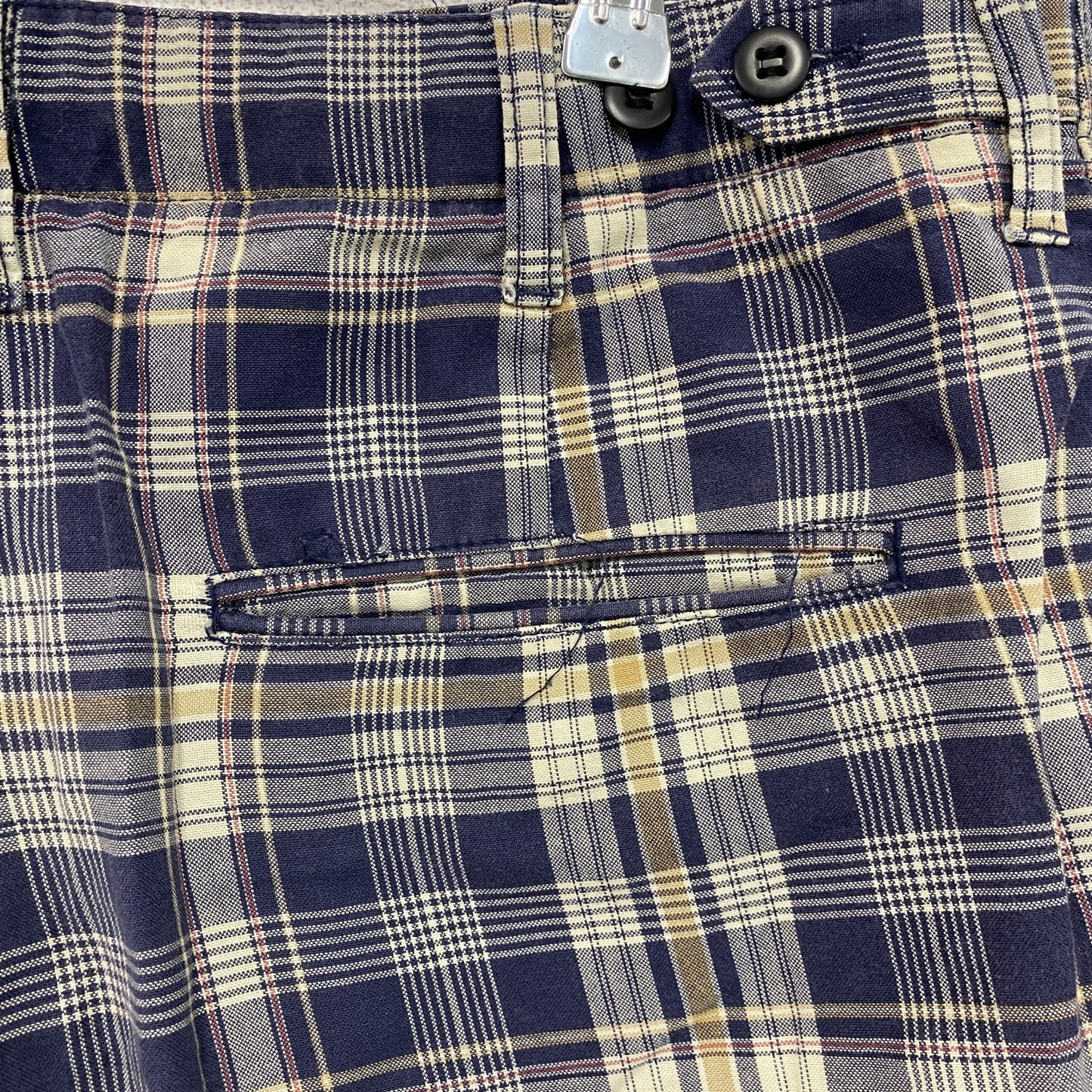 GAP　ギャップ　ハーフパンツ/ショートパンツ　チェック柄　青　ブルー　Sサイズ