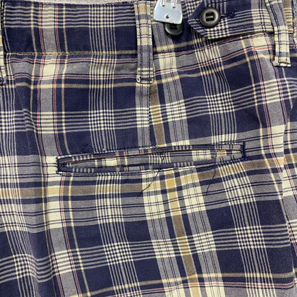 GAP　ギャップ　ハーフパンツ/ショートパンツ　チェック柄　青　ブルー　Sサイズ