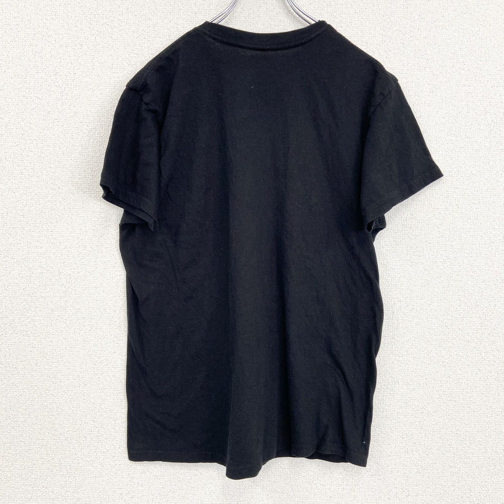 古着 used　B.L.G.　半袖プリントTシャツ　ノートリアス　ラップ　クルーネック　レトロデザイン　黒　ブラック　Lサイズ