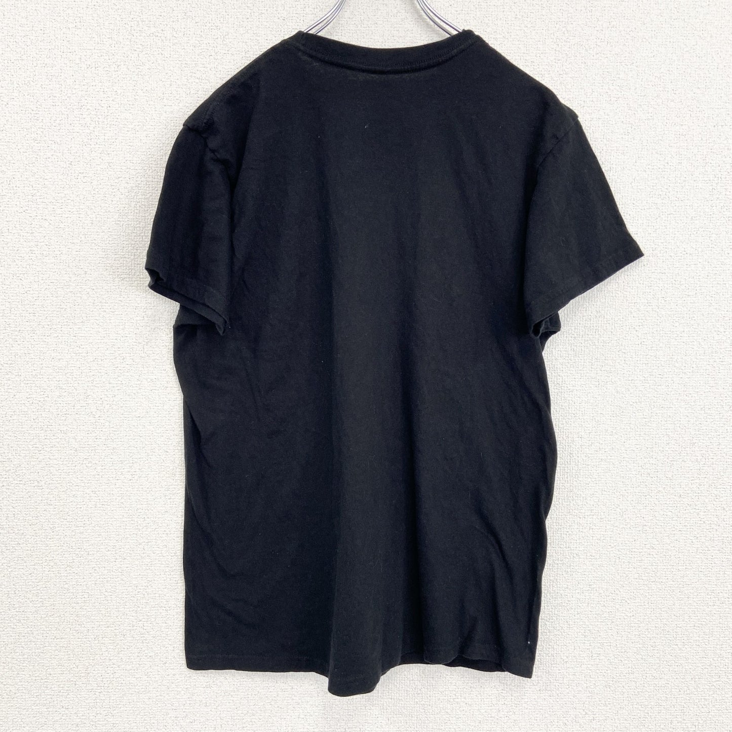 古着 used　B.L.G.　半袖プリントTシャツ　ノートリアス　ラップ　クルーネック　レトロデザイン　黒　ブラック　Lサイズ