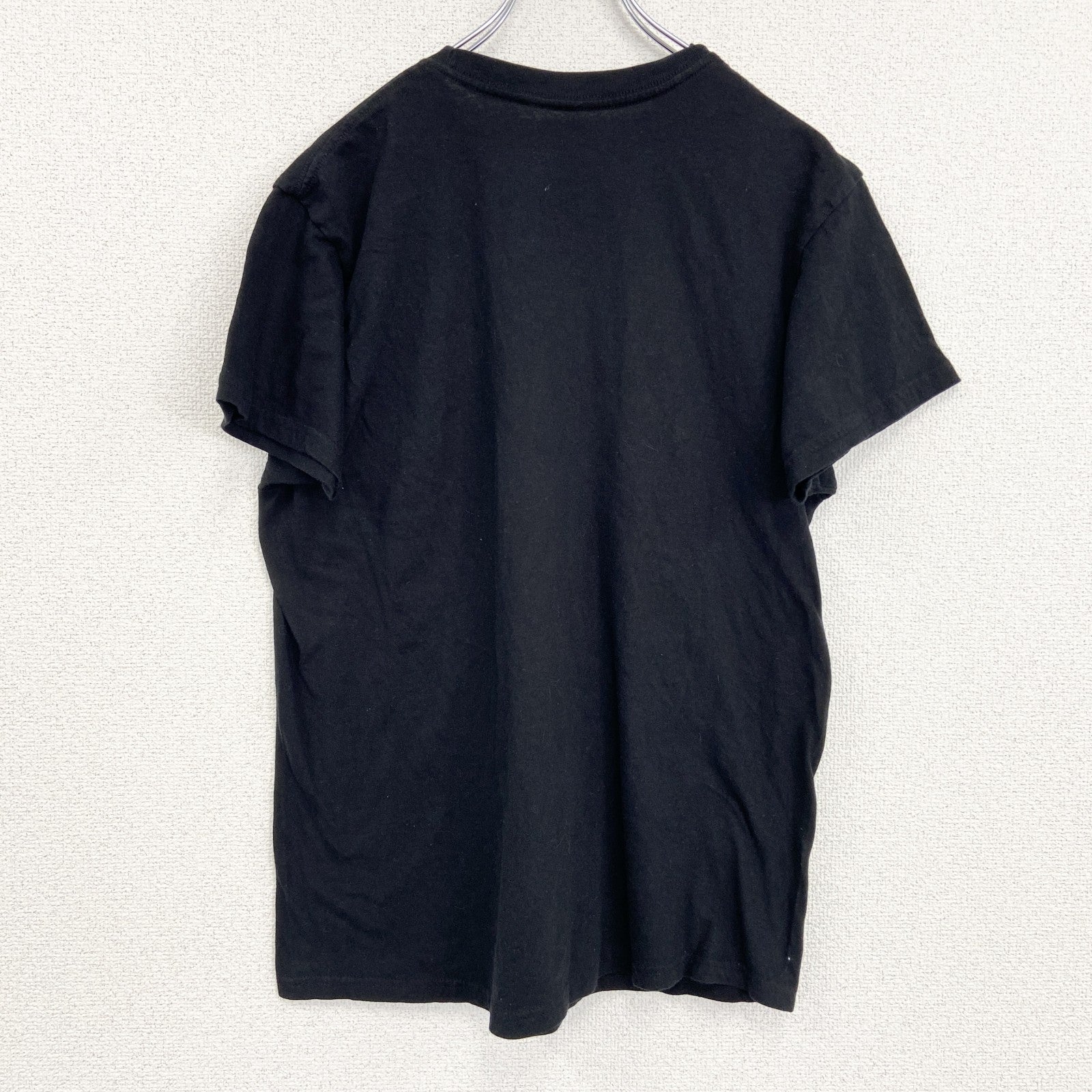 古着 used　B.L.G.　半袖プリントTシャツ　ノートリアス　ラップ　クルーネック　レトロデザイン　黒　ブラック　Lサイズ