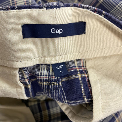 GAP　ギャップ　ハーフパンツ/ショートパンツ　チェック柄　青　ブルー　Sサイズ
