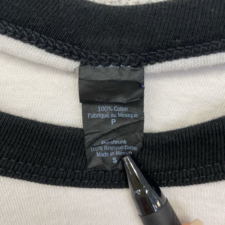 古着 used　Ed Sheeran　エドシーラン　七分袖プリントライブTシャツ　レトロ　クルーネック　白　ホワイト　Sサイズ