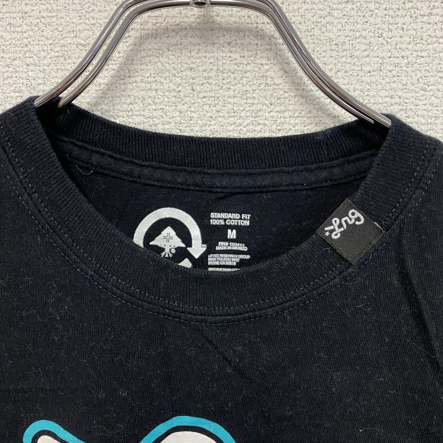 LRG　エルアールジー　半袖プリントTシャツ　黒　ブラック　Mサイズ　