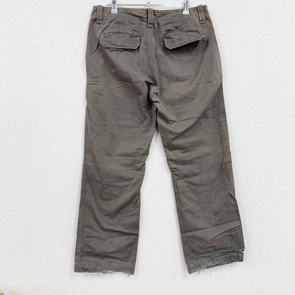 GAP　ギャップ　スラックス　チノパン　ブーツカット　カーキグレー